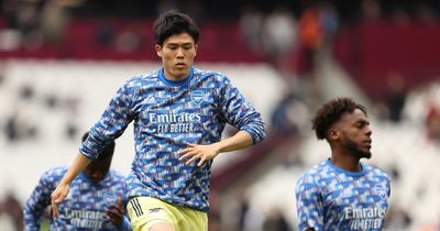 Arsenal fans have mixed feelings as Takehiro Tomiyasu starts but defender misses out vs West Ham