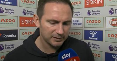Frank Lampard sends message over what Everton fans did before Chelsea game