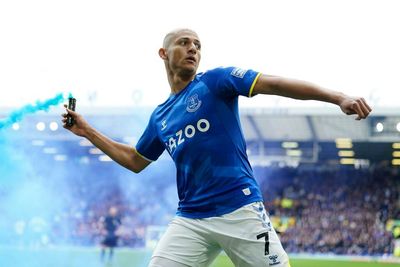 Everton’s Richarlison could face investigation after throwing smoke grenade