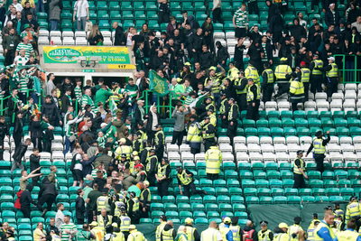 Celtic issue response to Rangers statement as club says fans and stewards were injured by bottle throwing