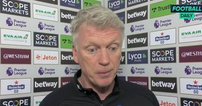 David Moyes questions Geoff Shreeves in awkward interview after Arsenal defeat