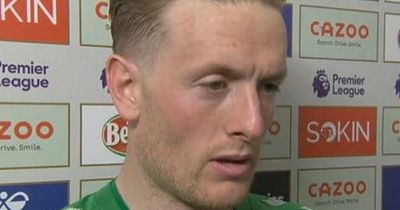 Jordan Pickford gives three-word verdict on Everton saves and reveals Frank Lampard's team talk