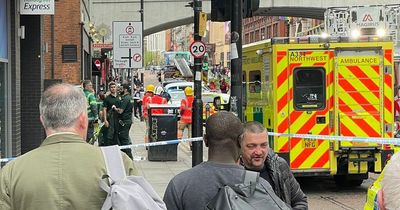 Emergency services rush to city centre bridge for dramatic canal 'rescue'