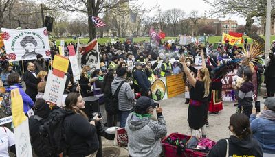 Hundreds join May Day rally at Union Park: ‘If we work in this country, we should have justice’