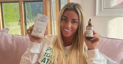 Katie Price blasted for promoting hair thickening product as she wears extensions