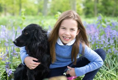 Princess Charlotte: Duchess of Cambridge releases new photos of daughter and pet dog to mark seventh birthday