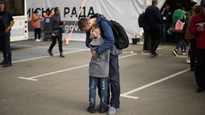 Civilians attempt evacuation from Ukraine’s besieged Mariupol