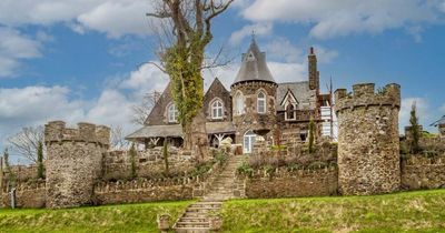 Hilltop gothic castle for sale but it needs some repairs