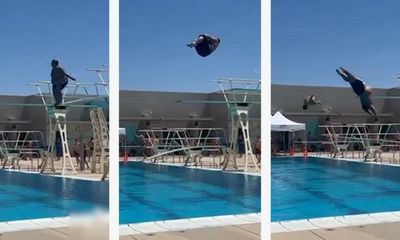 ‘Anyone can do anything’: the 14-year-old diver going viral – and challenging stereotypes