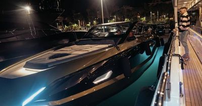 Conor McGregor shows off new custom £2.6million Lamborghini yacht