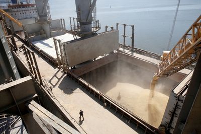 Russian attacks on Ukraine grain network a move to cut competition- German minister