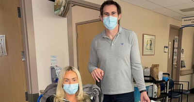Kevin Kilbane and Brianne Delcourt bring their 'brave soldier' baby daughter home from the hospital