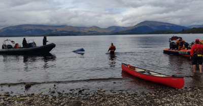 Loch Lomond incident as three pulled from water after boat capsizes