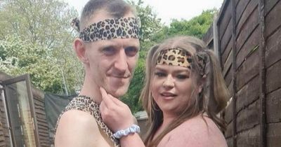 Married couple earn £10k a month on OnlyFans dressing up as Tarzan and Jane in neon underwear