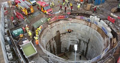 Emergency rescue opportunity for fire service at Lanarkshire sewer