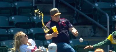 This beer-spilling MLB fan taught us some valuable lessons about securing foul balls