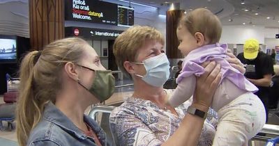 Scots gran meets granddaughter for first time in sweet airport reunion as New Zealand borders re-open