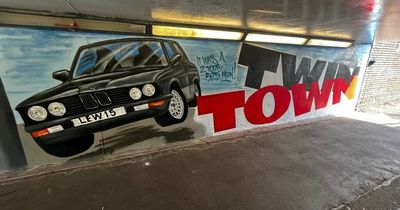 The brilliant Twin Town mural that's appeared in a Welsh subway