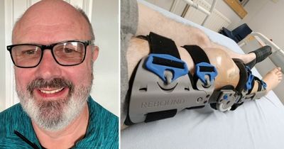 Paisley man thanks NHS after cycling accident left him with life-changing injury
