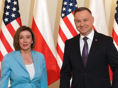 Pelosi holds talks on Ukraine with Polish president following meeting with Zelensky in Kyiv