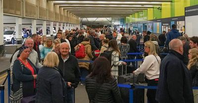 UK Bank Holiday airport CHAOS as furious Brits miss flights stuck in three-hour queues