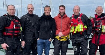 Bear Grylls praises police service after bumping into officers in Enniskillen