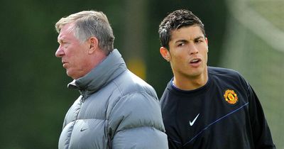 Sir Alex Ferguson snubbed Cristiano Ronaldo when reeling off names for all-time Man Utd XI