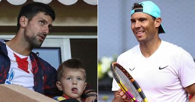 Novak Djokovic says Rafael Nadal ‘no longer number one’ as son has new favourite player