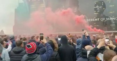 Man Utd fans sing vile chant about Joel Glazer during protests against under-fire owners