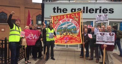 Post Office staff on strike across Bristol in pay dispute