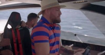 Conor McGregor takes family on a test drive in 'supercar of the sea' new Lamborghini yacht