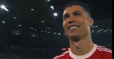 Cristiano Ronaldo mouths message Erik ten Hag will notice after inspiring Man Utd win