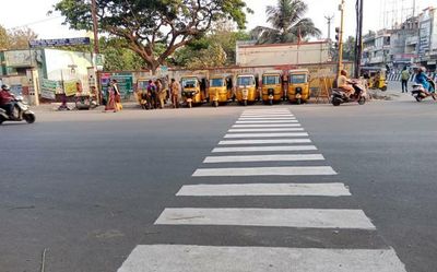 Pedestrian crossing enabled at Chennai’s Medavakkam - Mambakkam junction