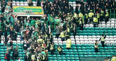 Rangers WAGs fled in terror after Celtic fans launched glass bottles at Old Firm clash