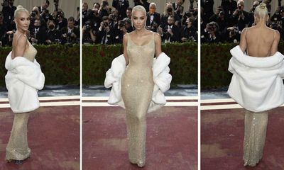 Kim Kardashian wears Marilyn Monroe’s JFK dress as Met Gala celebrates gilded age