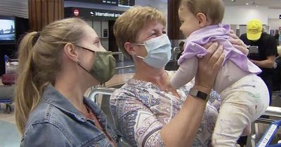 Scots gran meets granddaughter for first time in sweet airport reunion as New Zealand borders re-open