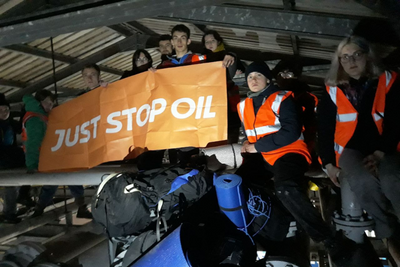 Activists blockade Scottish oil terminal in climate protest