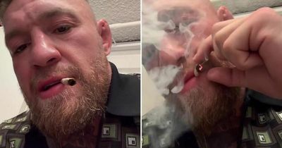 Conor McGregor has fans worried as UFC star smokes joint despite making training promise