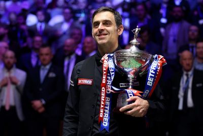 ‘It’s just a number’: Ronnie O’Sullivan plays down record-equalling seventh world title