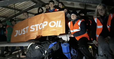 Just Stop Oil climate activists storm Clydebank terminal in early-morning demo
