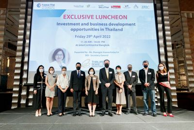 BOI addresses an exclusive luncheon hosted by the Franco-Thai Chamber of Commerce