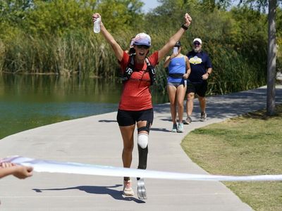 Amputee Jacky Hunt-Broersma ran 104 marathons in 104 days — and may have set a record