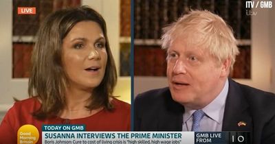 PM Boris Johnson ridiculed after insulting Lorraine live on TV