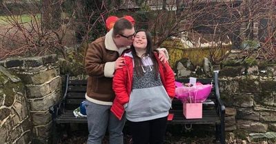 Couple with Down's Syndrome see romance blossom despite lockdown