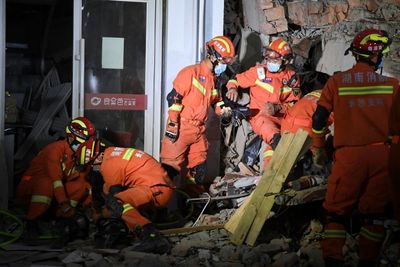 Two dead in central China building collapse