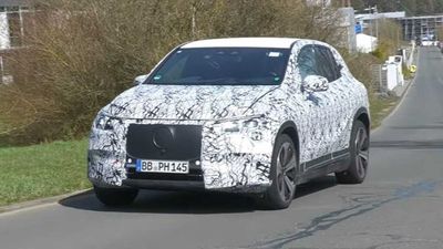 Mercedes EQE SUV Spied Testing On Public Roads And Nurburgring