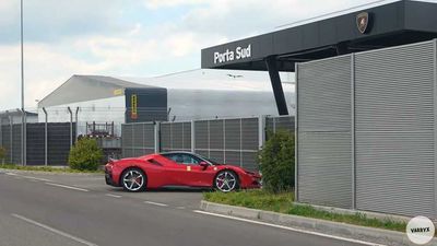 Lamborghini Spied Testing Ferrari SF90 Stradale