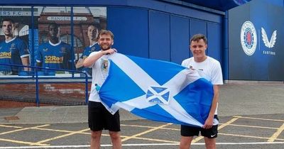 Rangers-daft pals complete Scots football stadium challenge crossing Ibrox finish line