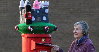 Mystery knitter finally revealed as town falls in love with latest postbox topper