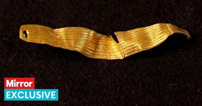 Schoolboy, 12, finds Bronze Age gold ribbon worth £1,000 with metal detector